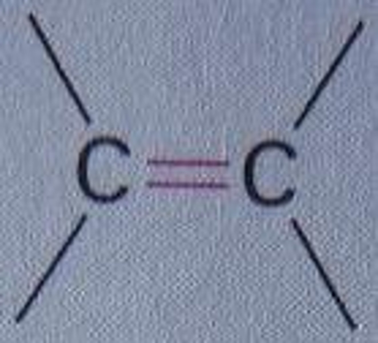 <p>The double bond - region of high electron density</p>