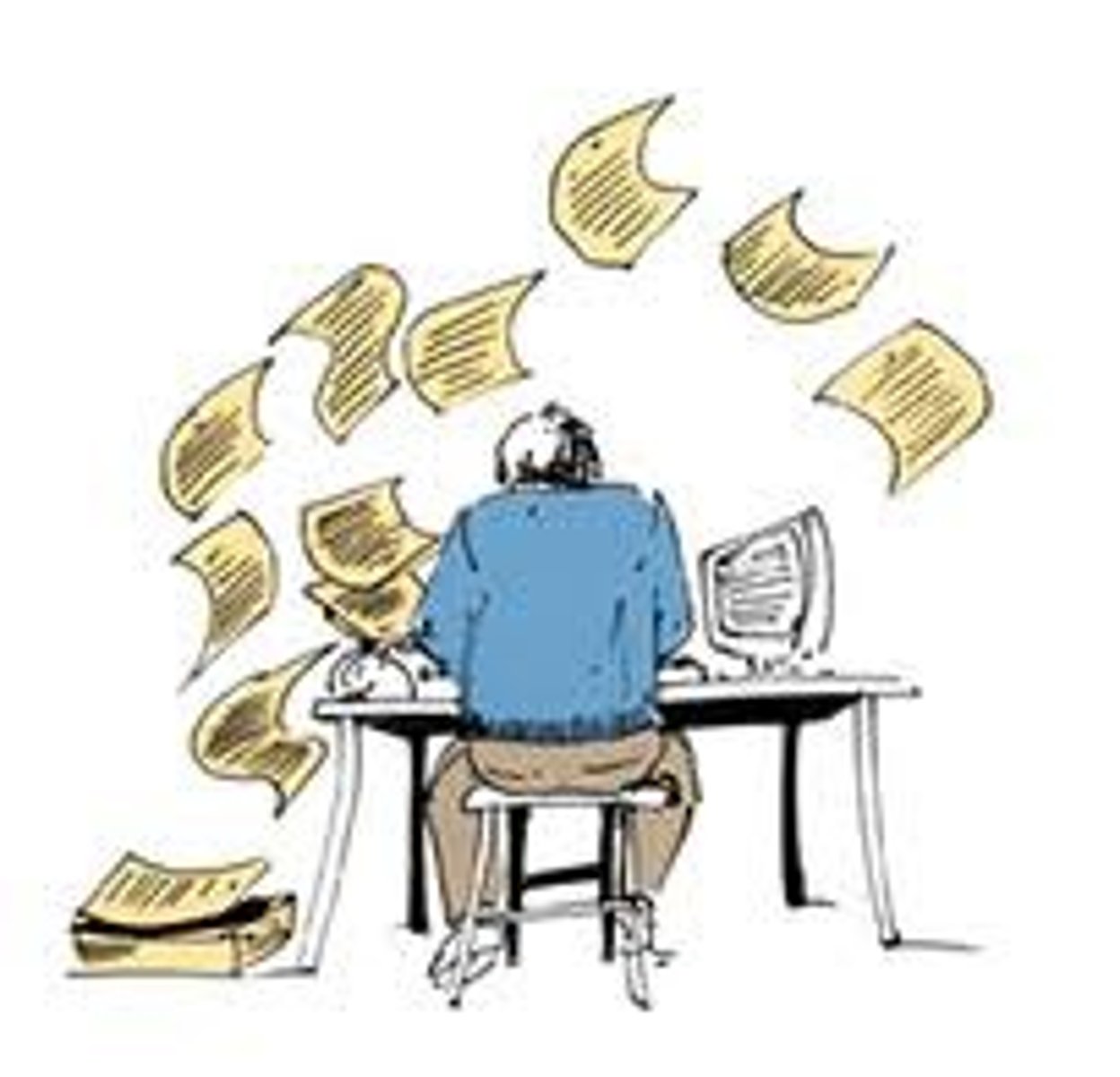 <p>a male writer</p>