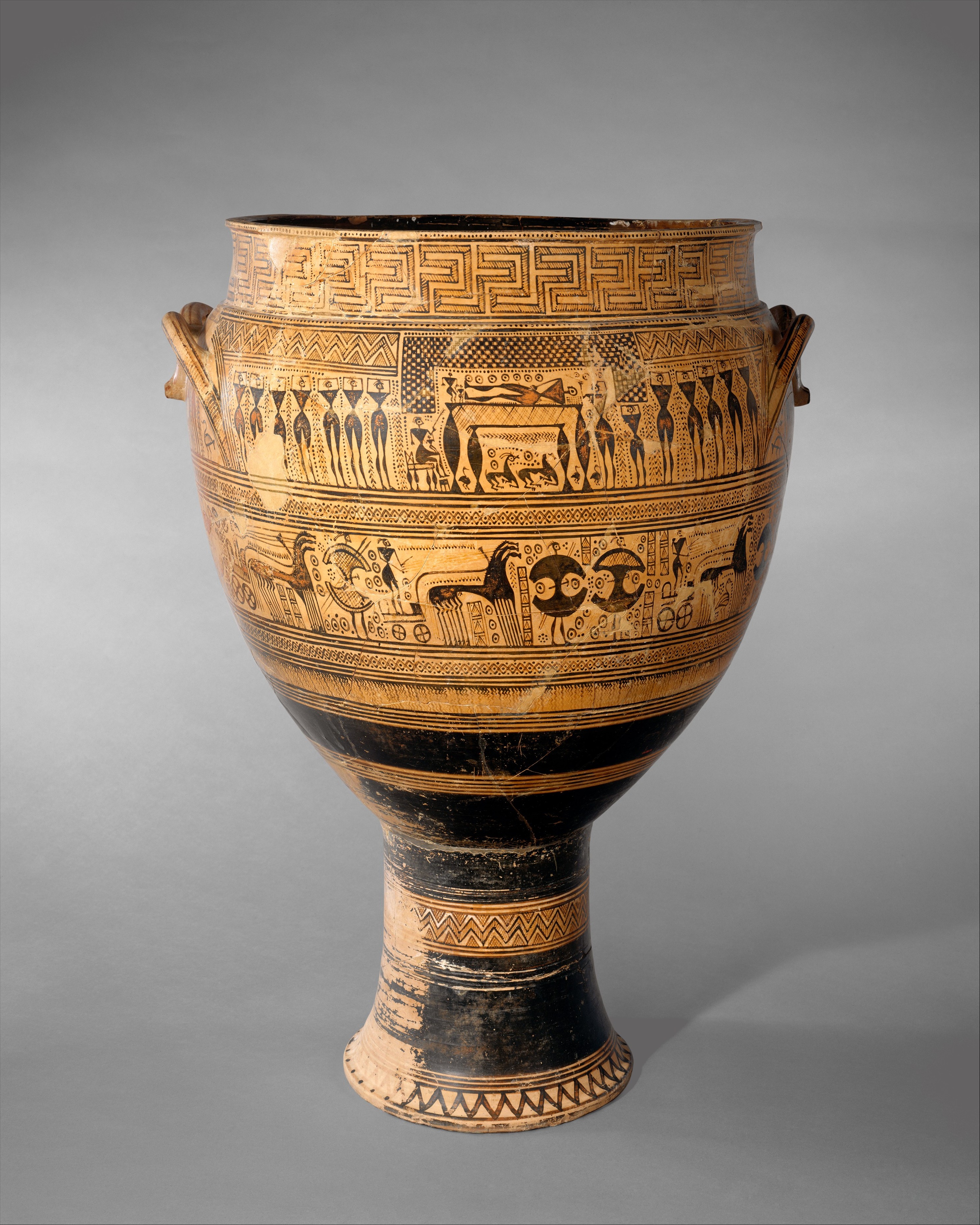 <p>Funerary Vase (Krater)</p>