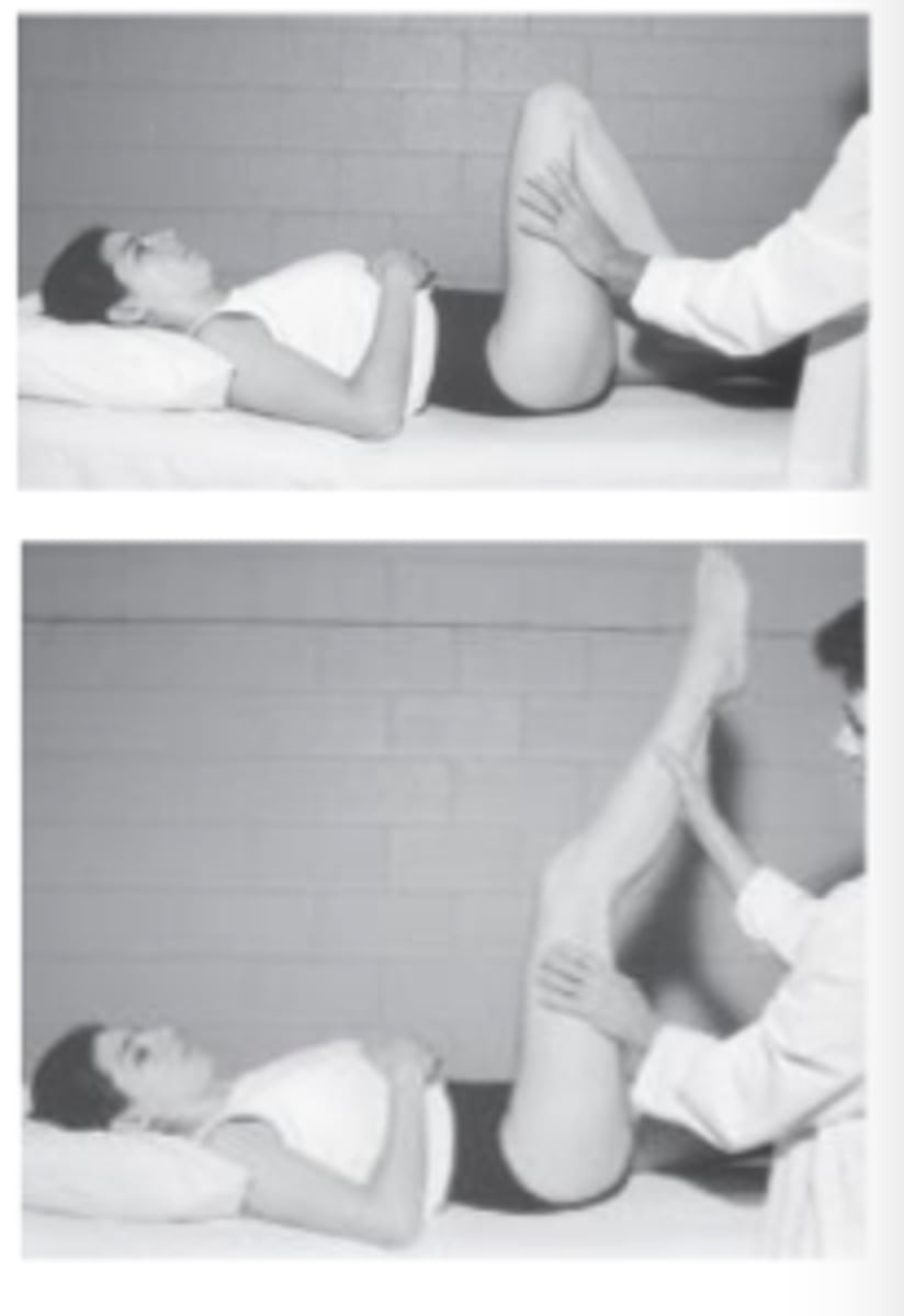 <p>stop until you can't go further with resistance</p><p>have hand behind knee to make sure they stay at 90</p>