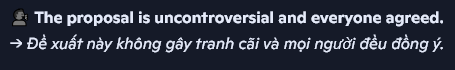 <p>Không gây tranh cãi</p>