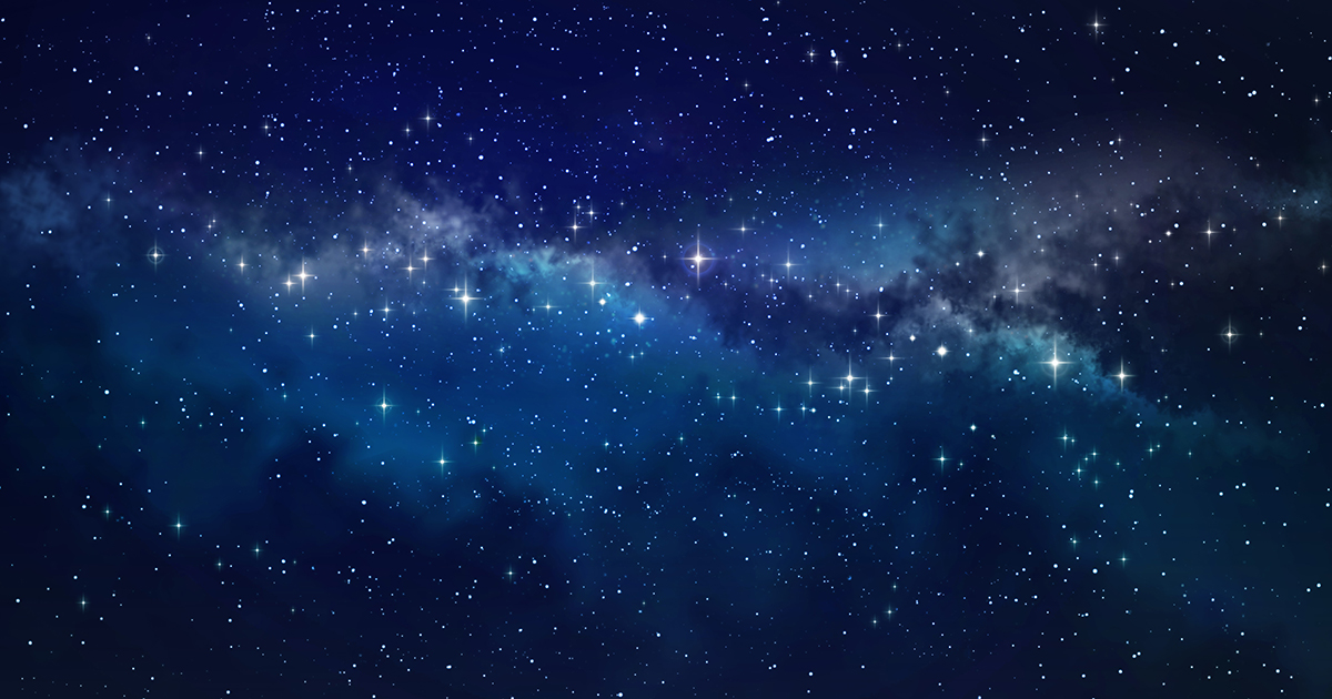 <p>Where are the stars?<br>The stars are in _____.</p>