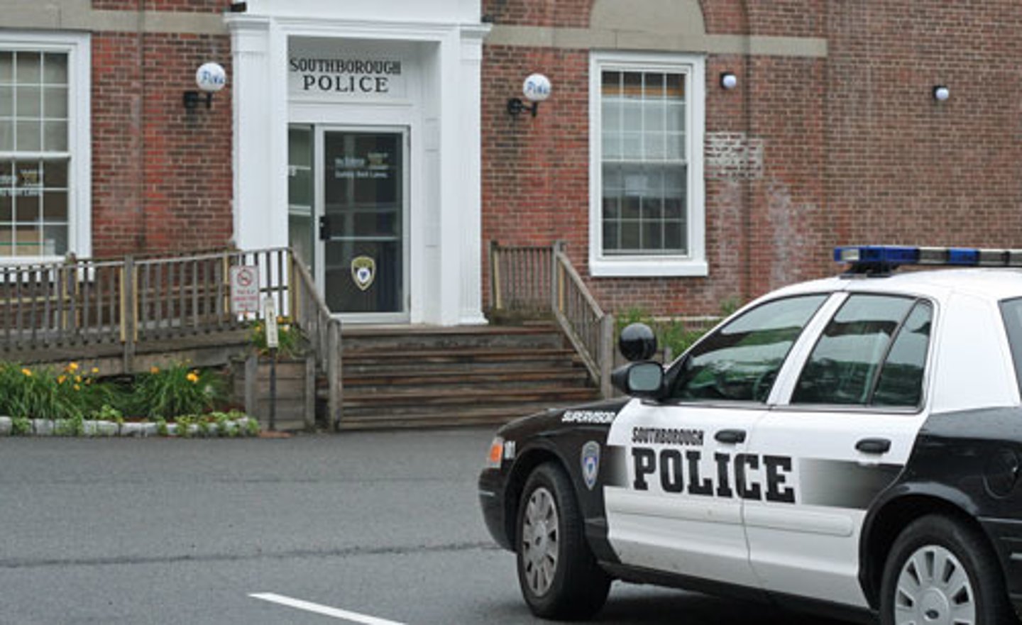 <p>The police station</p>