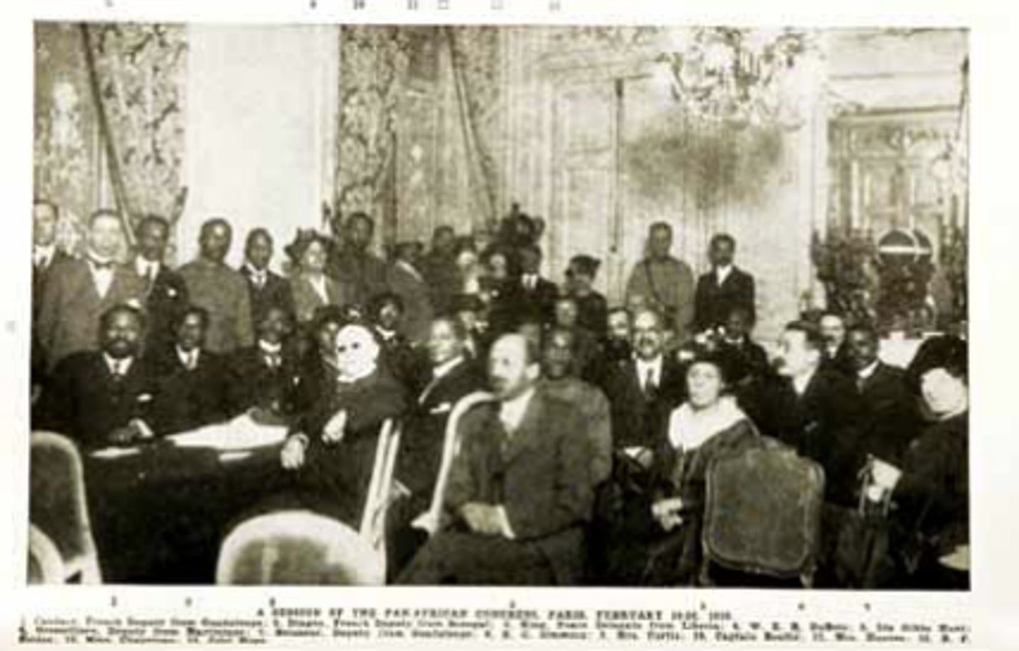 <p>a series of meetings held to promote the rights, unity, and independence of people of African descent worldwide. Began in 1919 and brought together delegates from Africa, the Caribbean, the United States, and Europe to discuss colonialism, racism, and self-determination.</p>