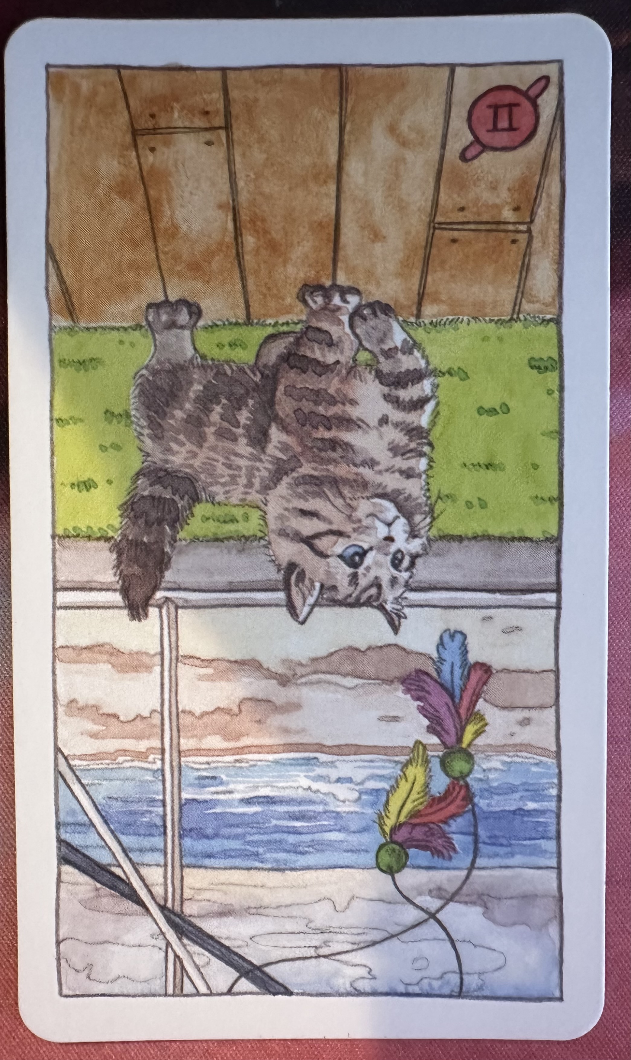 <p>Two of Wands (II) Reversed</p>