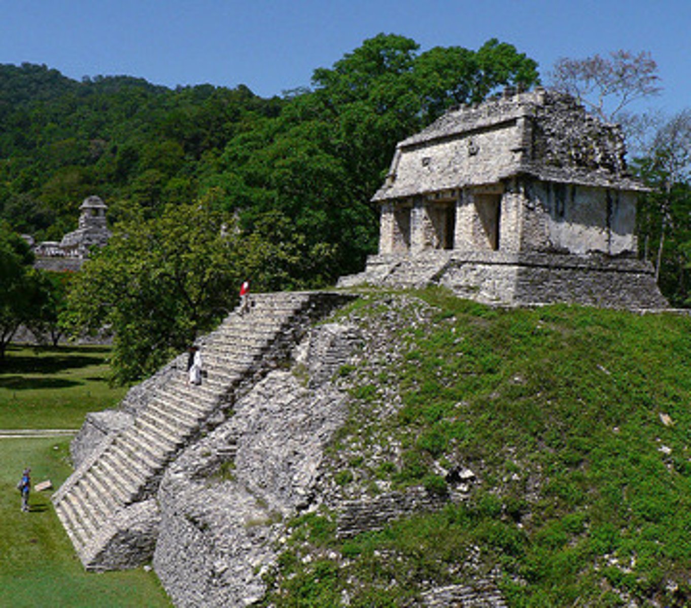 <p>constructed from large blocks of stone</p>