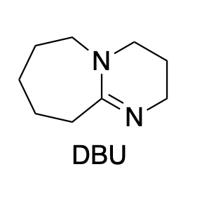 <p>DBU (amidine base)&nbsp;</p>
