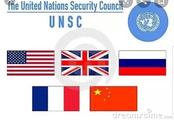 United Kingdom, United States of America, Russia, China, and France 