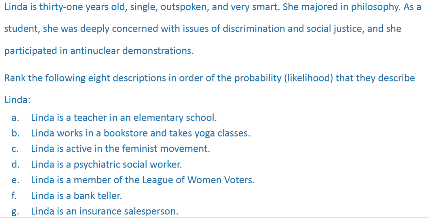 <p>What bias is this related to?</p>