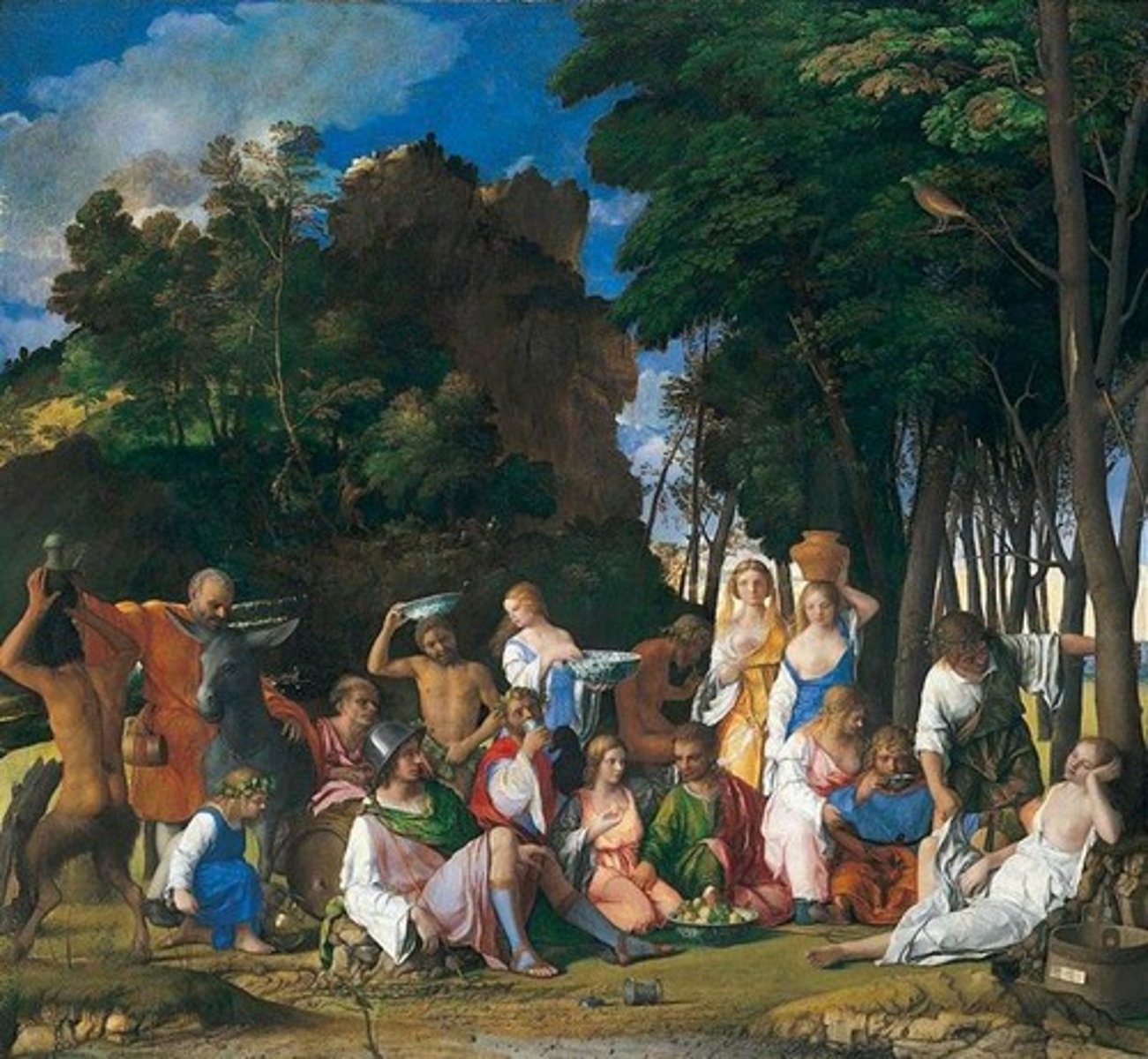 <p>Giovanni Bellini and Titian, 1529, venetians, late ren</p>