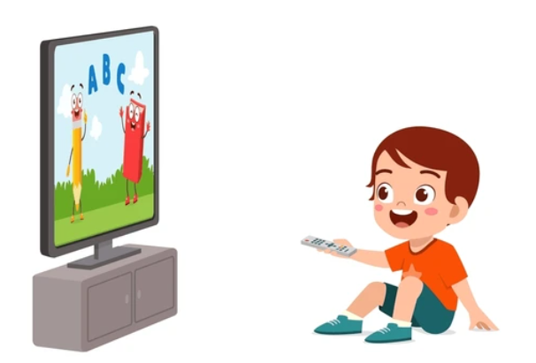 <p>to watch (TV)</p>