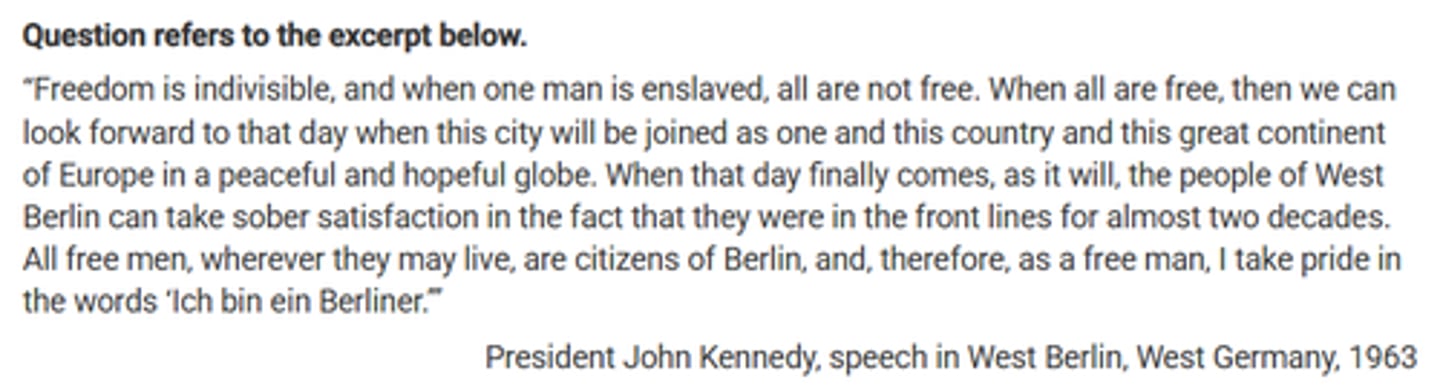 <p>containment of communism</p>