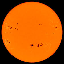 <p>A sunspot is a spot or dark patch that appears from time to time on the surface of the sun. </p><p>They are very small and hard to detect; however, they do have an effect on the climate. </p><p>The number of sunspots increases from a minimum to maximum to minimum over a period of 11 years. </p><p>The idea is that they are darker spots because they give off more heat radiation and so causes the Earth’s temp. to rise. </p><p>Very few sunspots were observed between 1645 and 1715, a period known as the Maunder Minimum. This coincides with the coldest period during the Little Ice Age.</p>