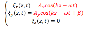<p> la polarizzazione circolare si ha quando le oscillazioni ruotano in un piano perpendicolare alla direzione di propagazione, descrivendo una spirale. Onde elettromagnetiche e onde sonore possono presentare polarizzazione. </p>