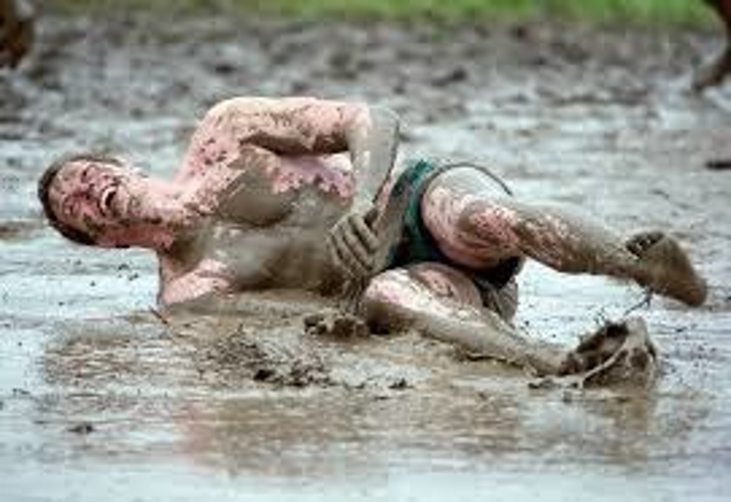 <p>muddy</p>
