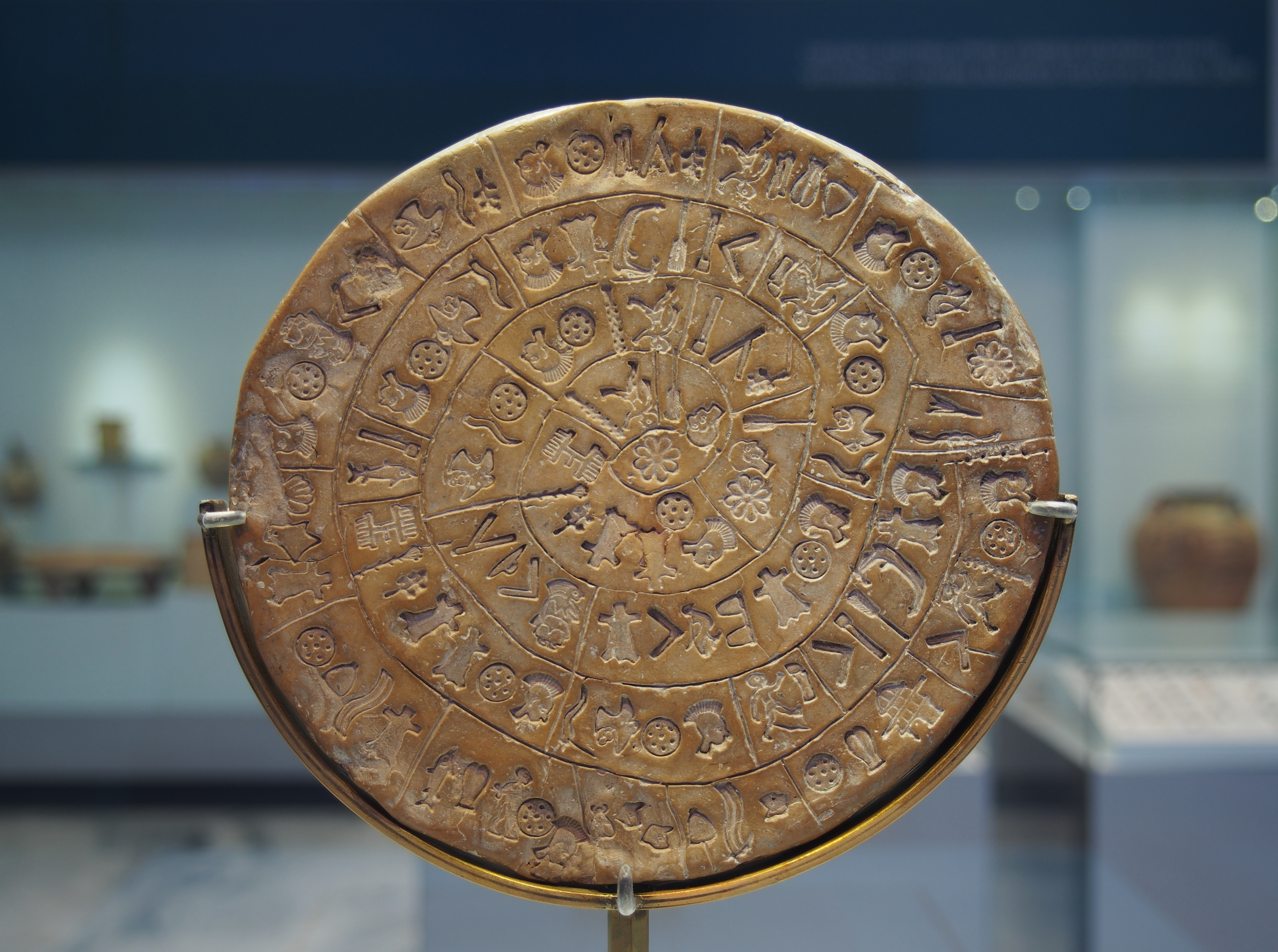 <p><span style="font-family: Calibri"><mark data-color="blue">Phaistos disc (overall, and language/symbols)</mark></span></p>