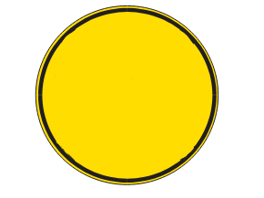 <p>What does this sign indicate (by Shape)?</p>