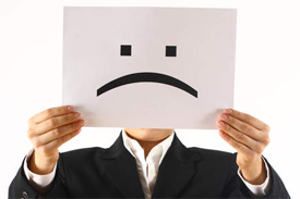 <p>Unhappy</p>