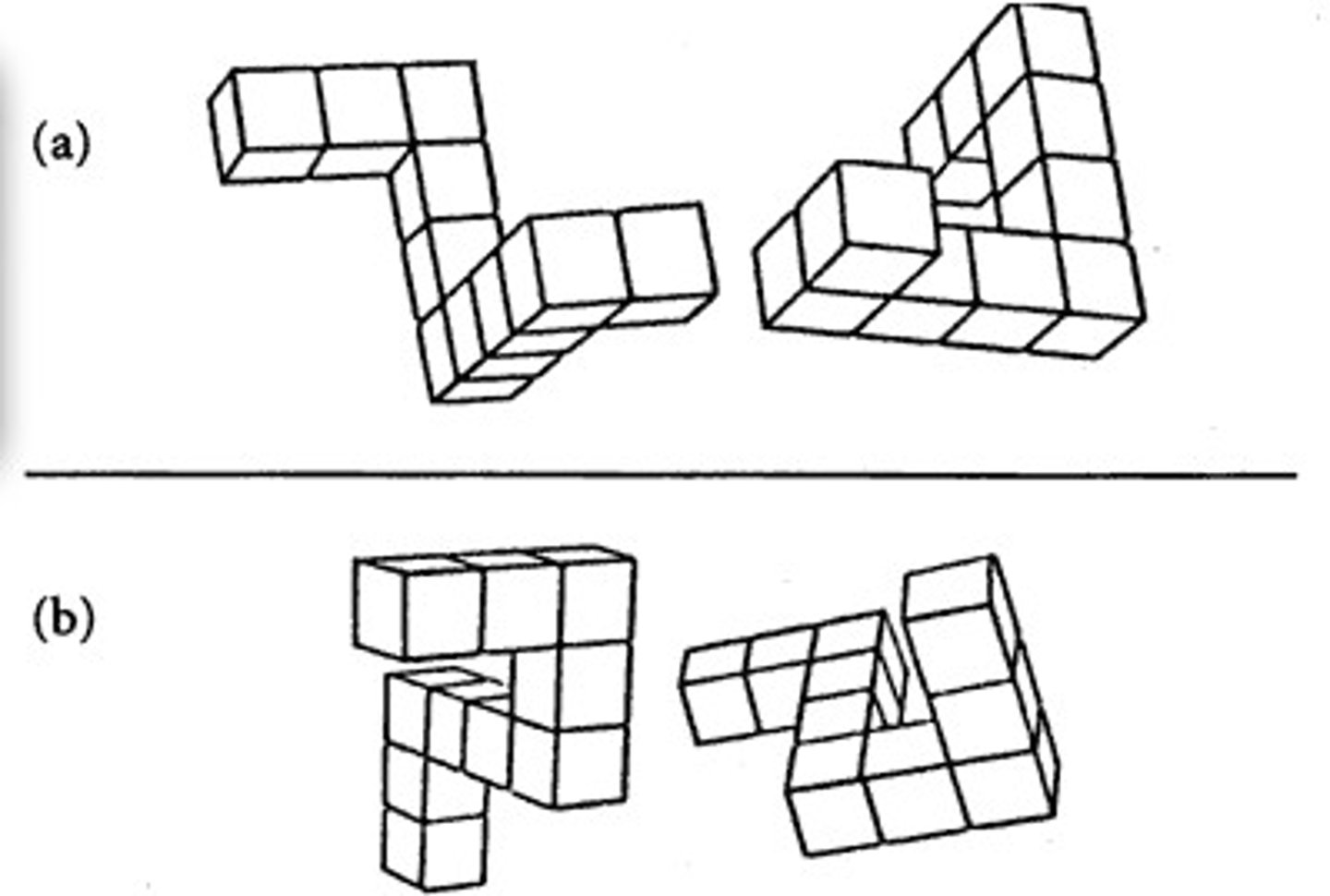 <p>presents subjects with letters some of which are mirrors reversed and rotated at varying degrees from upright</p><p>Task--identify as quickly as possible if letter is mirror reversed</p><p>Results: time required to respond depends on degree of rotation</p><p>Evidence: that subjects mentally rotate figure to upright position to compare it with an image stored in memory</p>