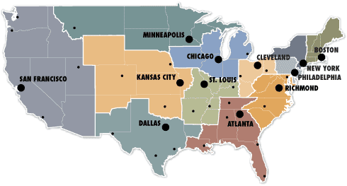 <p>The 12 Federal Reserve Banks and their 24 Branches are the operating arms of the Federal Reserve System. Each Reserve Bank operates within its own particular geographic area, or District, of the United States. (provide services to commercial banks similar to what commercial banks provide for their customers) </p>