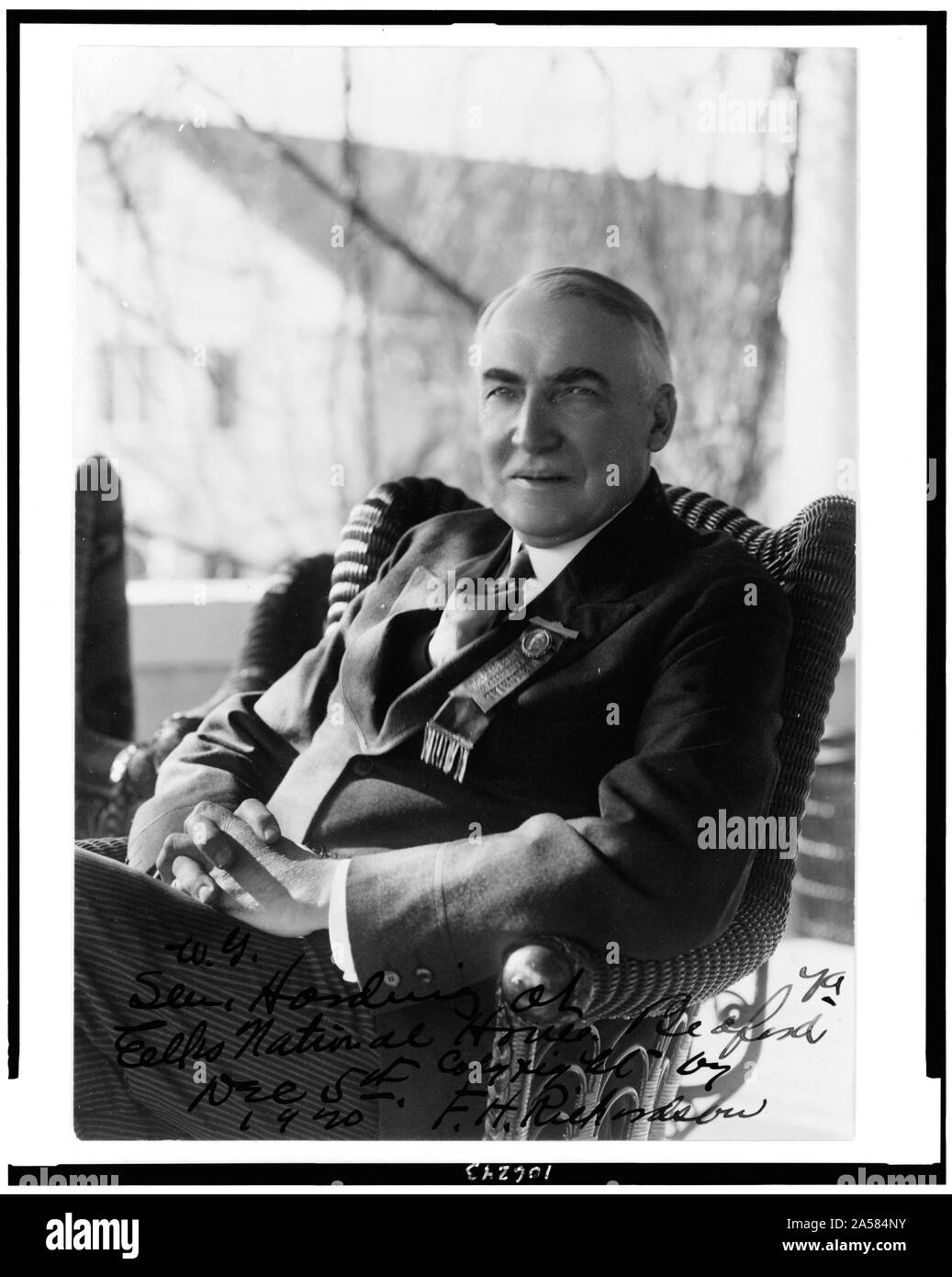 <p>-29th president from Marion, Oh </p><p>-State senator in OH &amp; U.S. senator </p><p>-"Front Porch Campaign" </p><p>- red scare -"return to normalcy" </p><p>-emergency quota act</p>