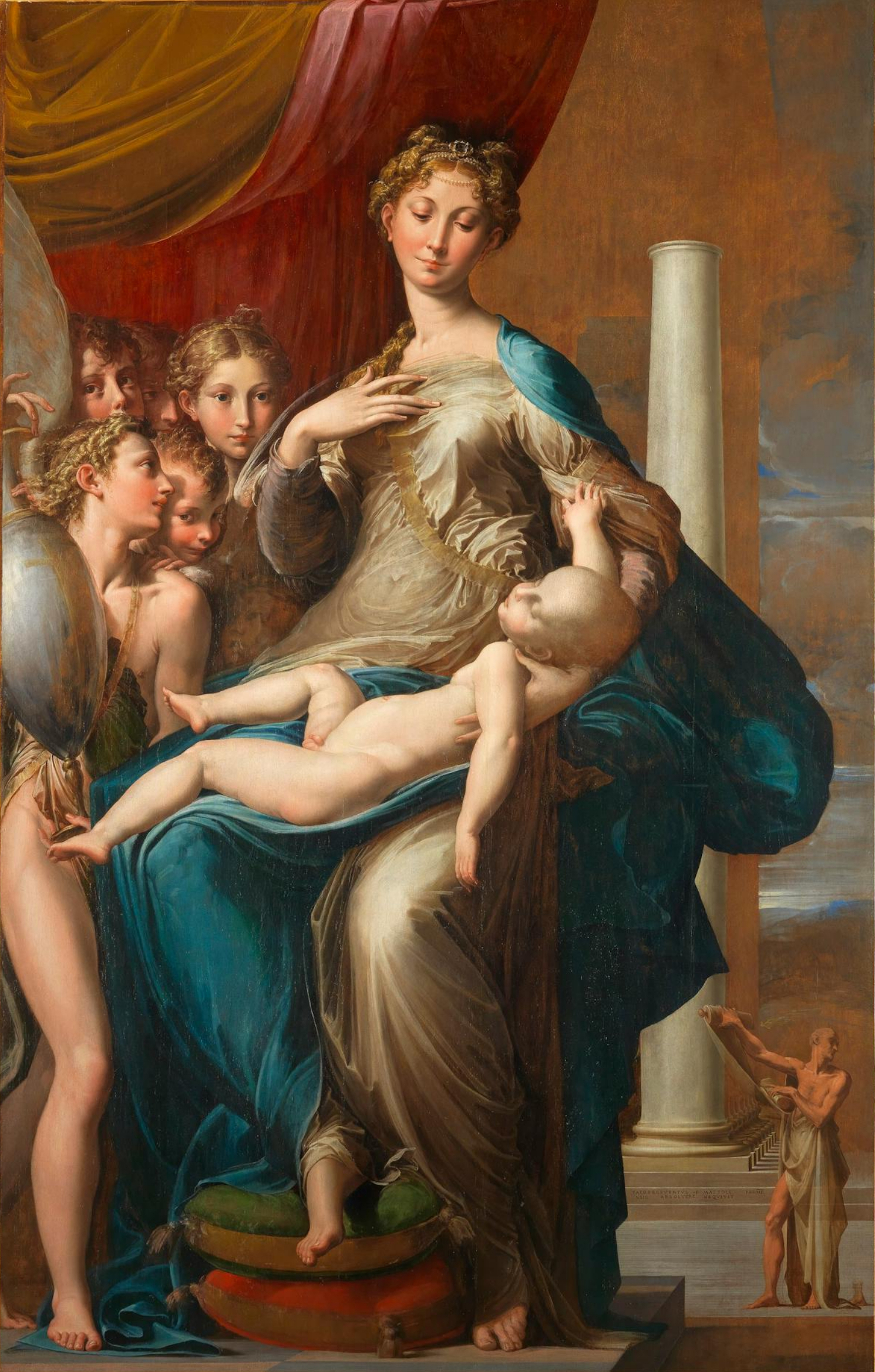 <p>Madonna dal Collo Lungo (Madonna with Long Neck)</p>