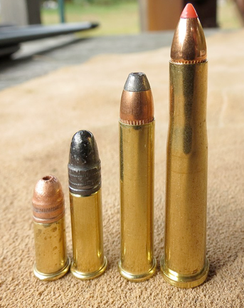 <p>More propellant </p><ul><li><p>found in rifle ammunition</p></li></ul><p></p>