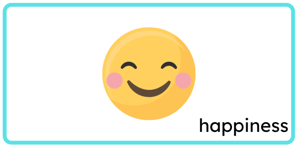 <p>happiness</p>