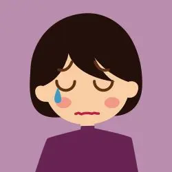 <p><em>かなしい</em></p><p>sad</p>