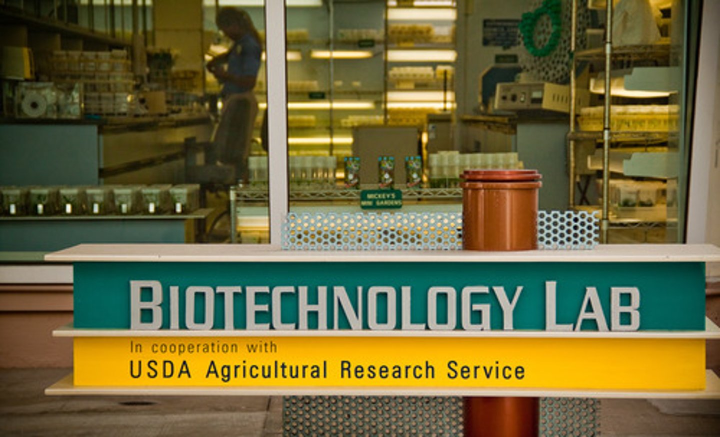 <p>the use science techniques to altering living organisms, for example, hydroponics which is growing plants without soil or creating drought resistant plants</p>