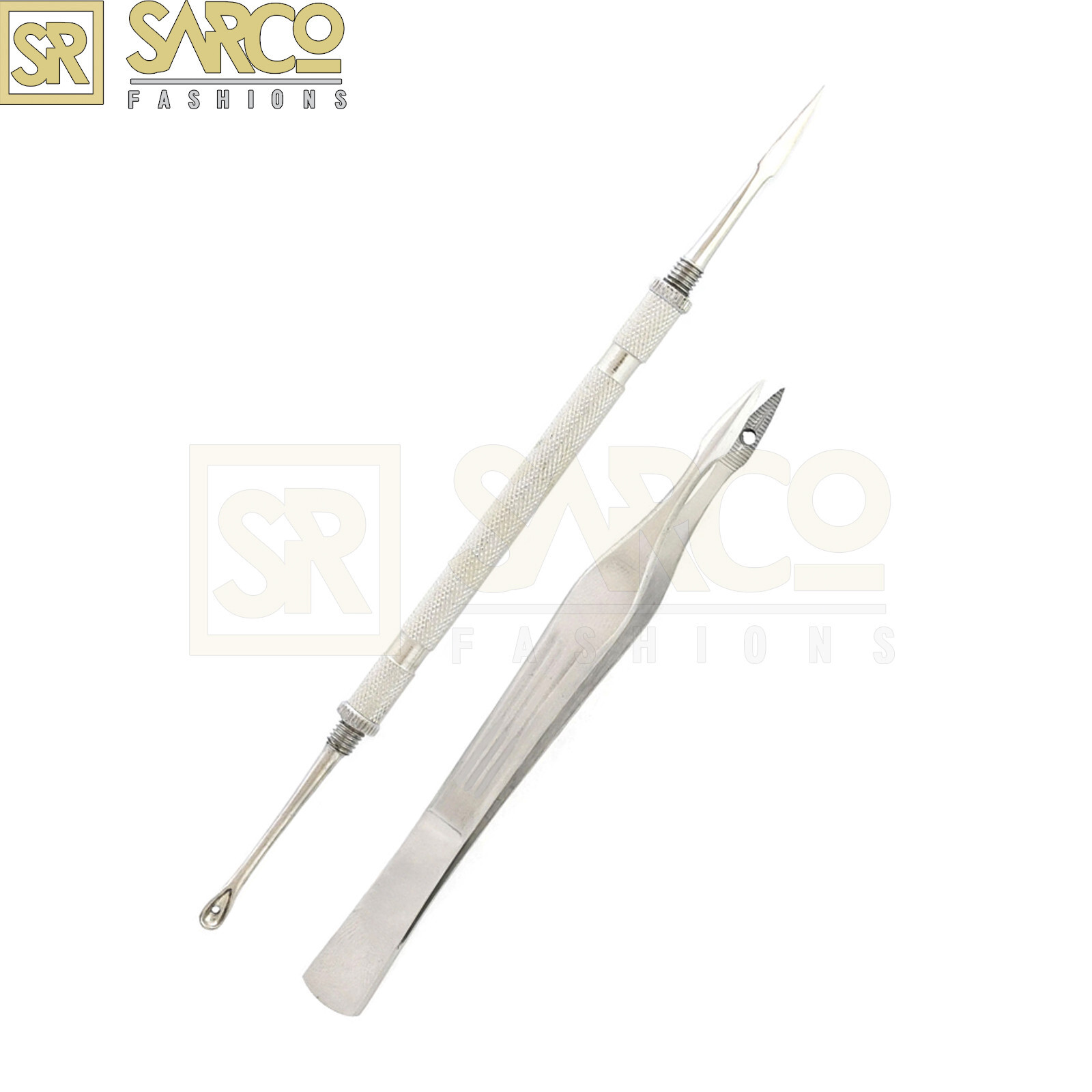 <p>wide, two-edged, pointed surgical knife</p>