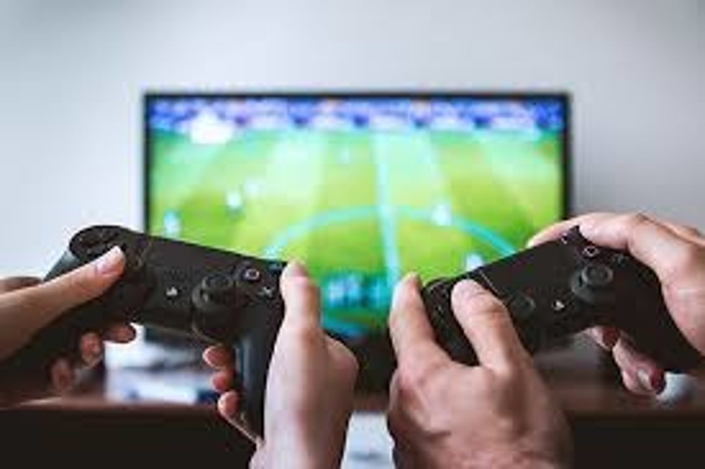 <p>play video games</p>