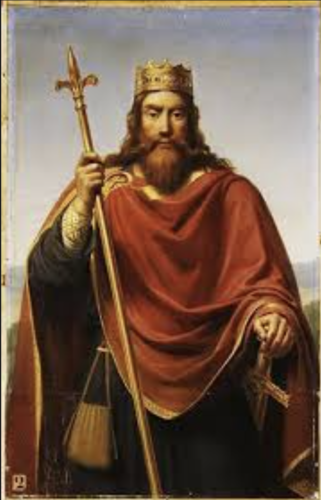 <p><span style="color: #b38bff">Developed the Franks into one of the strongest of the Germanic tribes in Europe</span>.[2] </p><p><span style="color: #d8a1f0">Baptized in 481 A.D.</span>[2]</p>