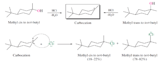 <p>Not stereospecific</p><p>(But an SN1 reaction gives products that partially invert. Leading to a mixture</p><p>of S and R products generally)</p>