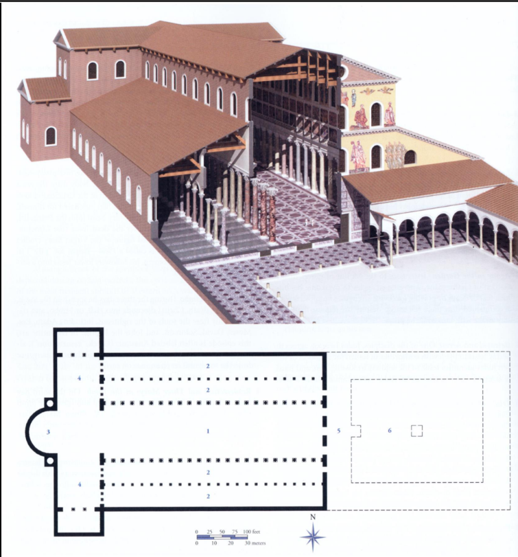 <p>what era is Old St. Peter’s Basilica from?</p>