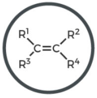 <p>C double bond</p>