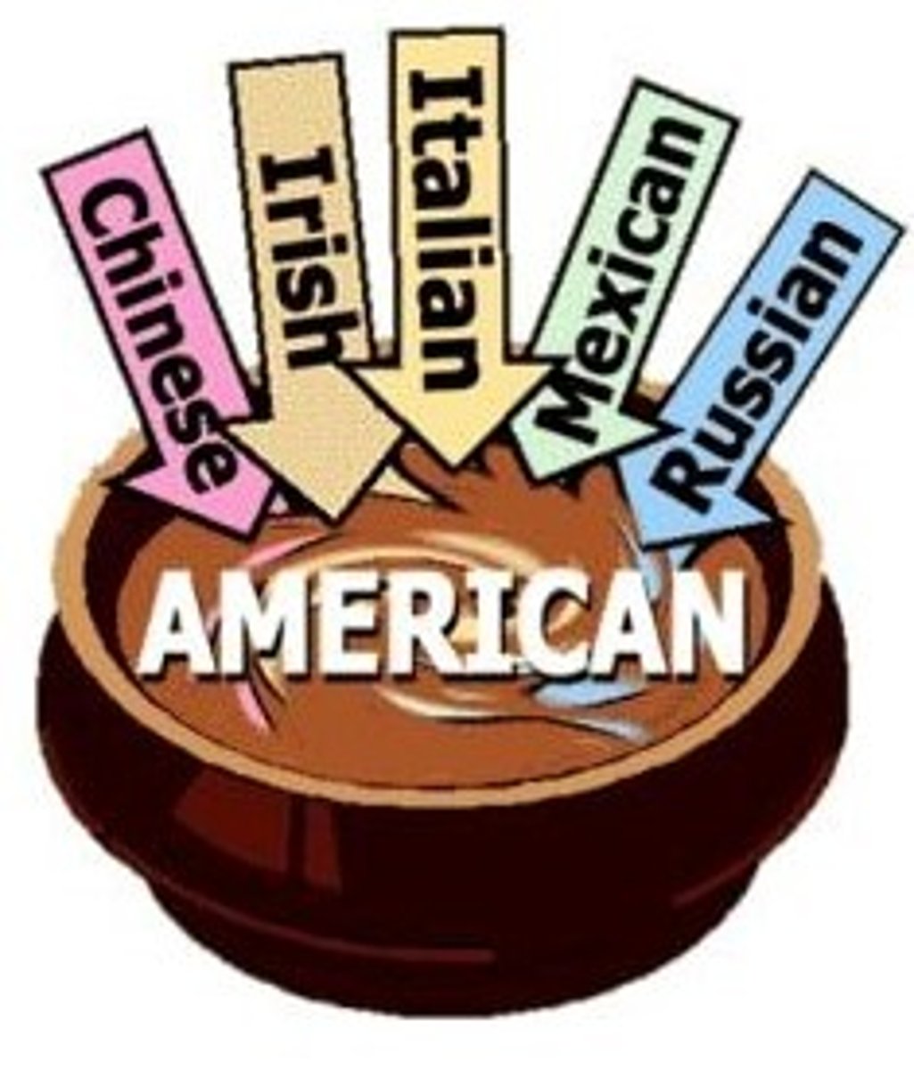 <p>the blending of cultural traits from two or more different groups into a new culture</p>
