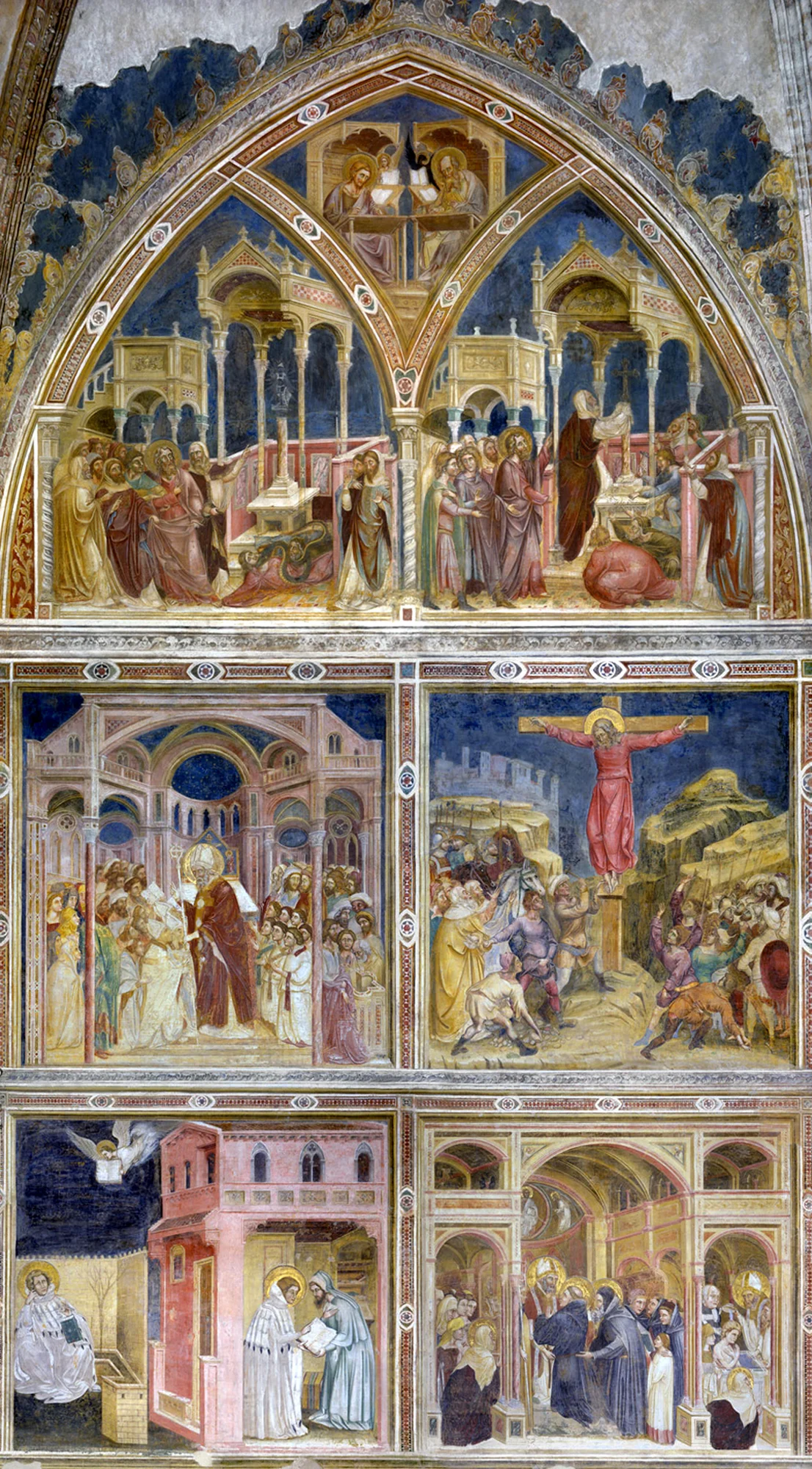 <p>Coronation of the Virgin, frescoes in Padua for the Carrara family</p>