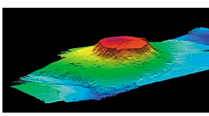 <p>What is this (completely submerged) abyssal plain feature?</p>