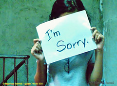 extremely apologetic, remorseful, repentant