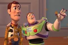 <p>Character's illuminator through contrast (buzz and woody, how diff they are)</p>