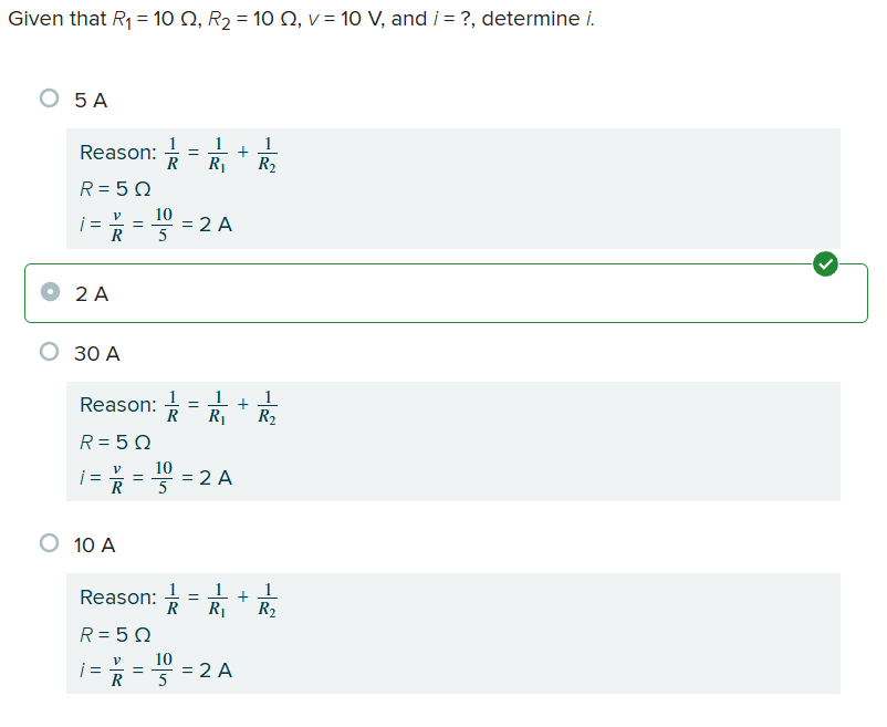 <p>b. 2 A</p>