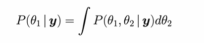 <p>Marginalisation means <strong>summing or integrating out</strong> unwanted variables from a joint probability distribution to focus on the ones you care about</p>