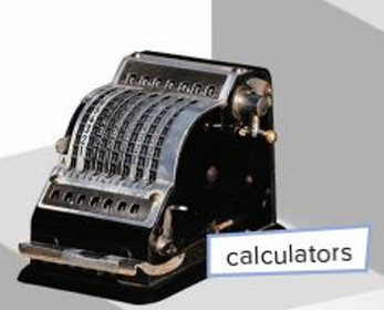 <p>calculators </p>