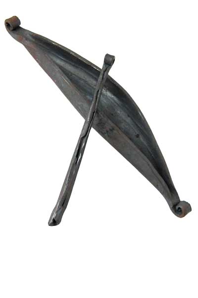 <p>small, boat-shaped iron bell commonly used in ewe drumming ensembles</p>