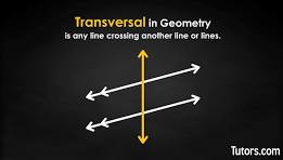 <p>transversal </p>