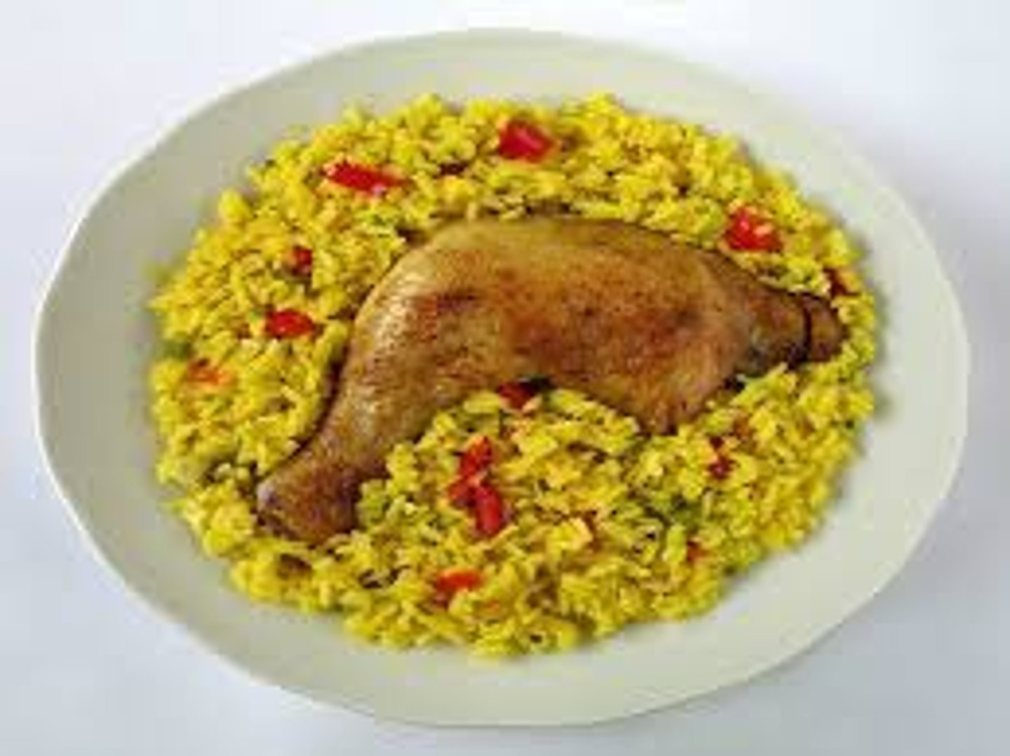 <p>rice and chicken</p>