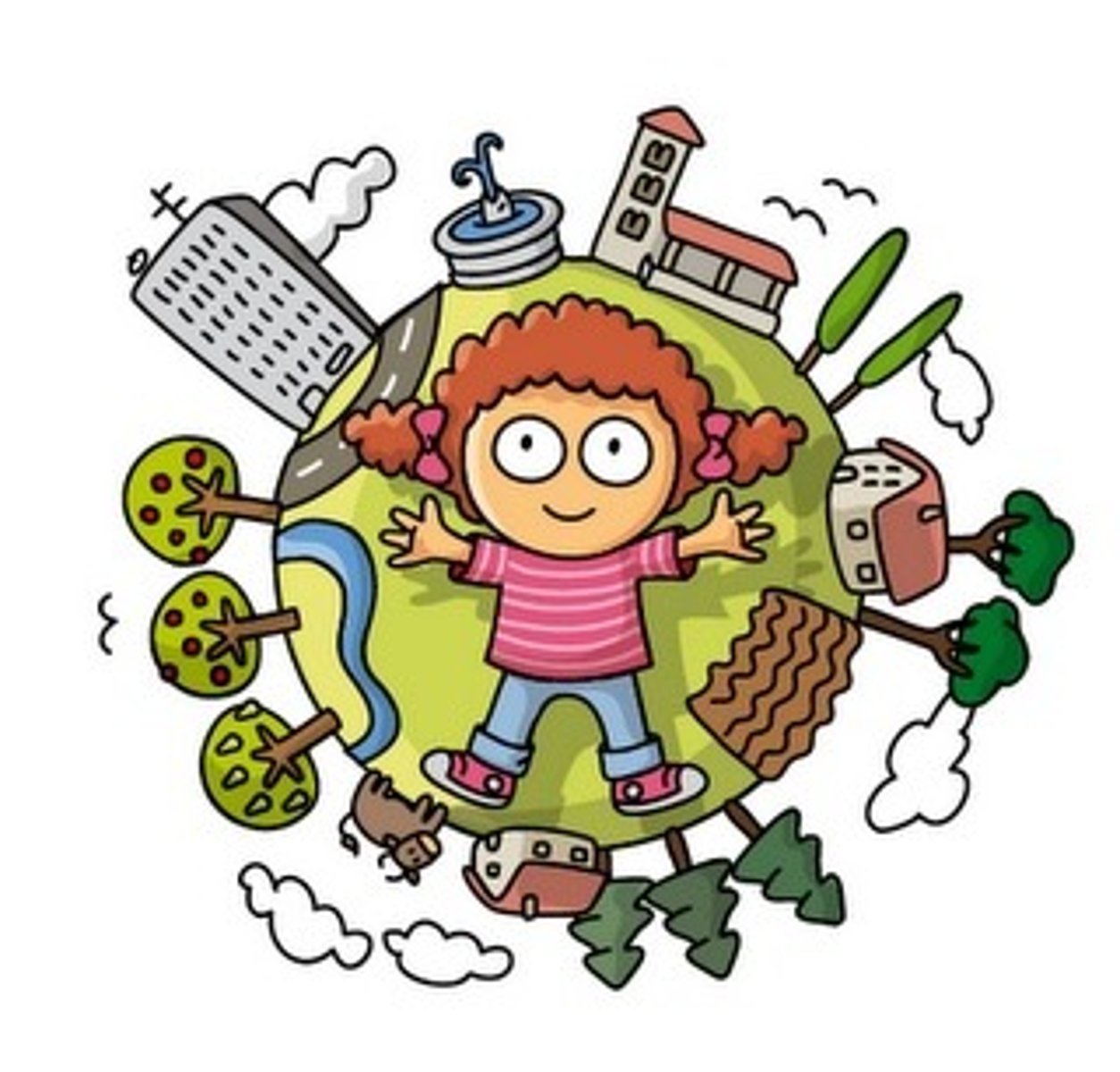 <p>el ambiente, lo que rodea a alguien o algo</p>