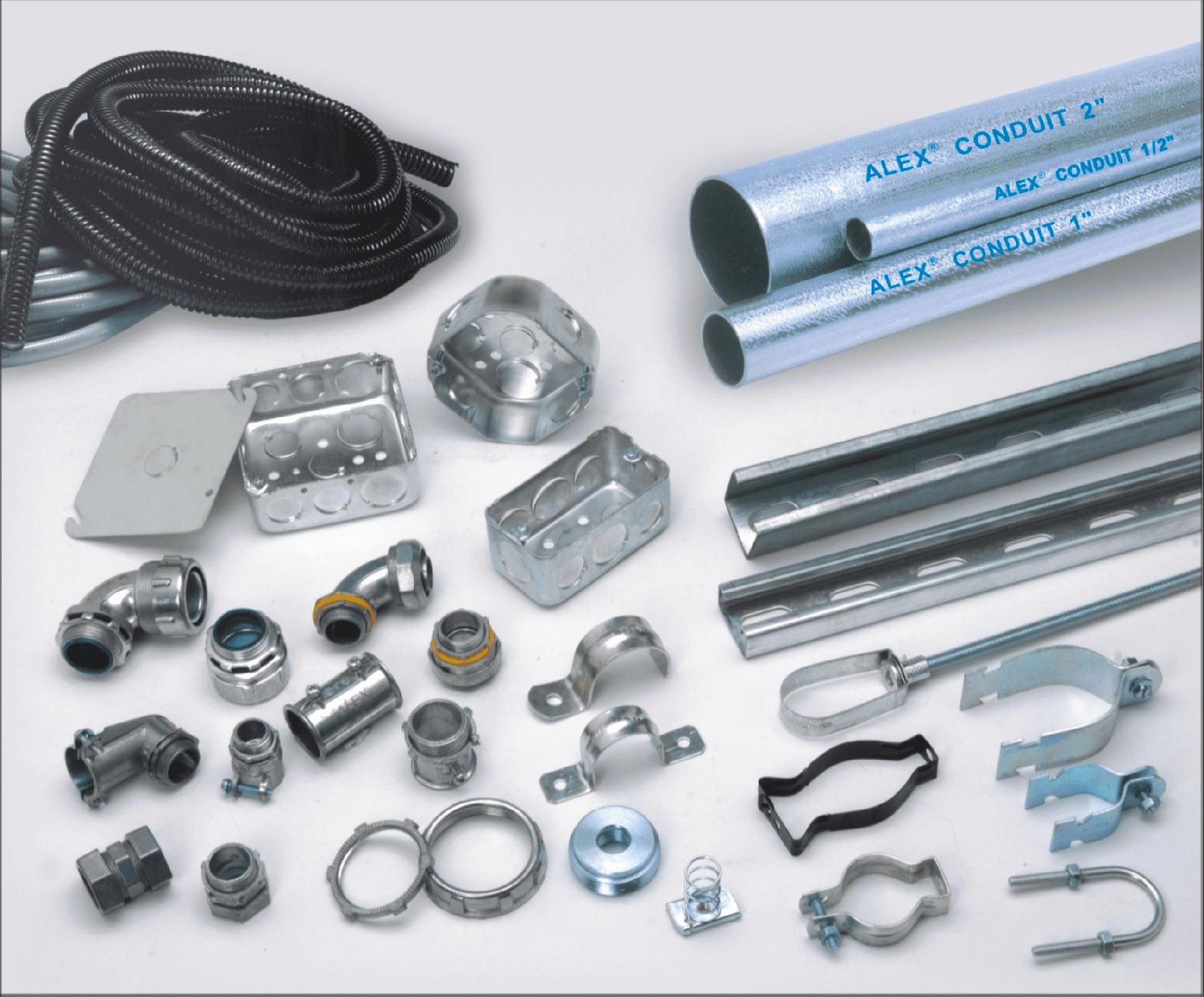 <p><span><span>a lightweight, galvanized steel, thin-walled, and rigid raceway used to protect electrical wiring in commercial, industrial, and residential applications.</span></span></p>