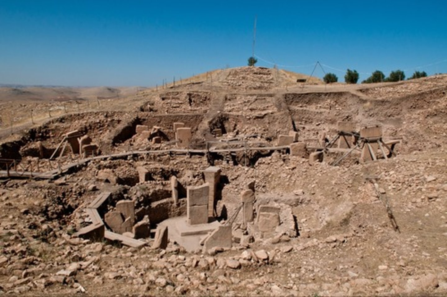 <p>-Circular buildings<br>-turkye<br>-11KYA<br>-religious, on a hill cannot do farming</p>